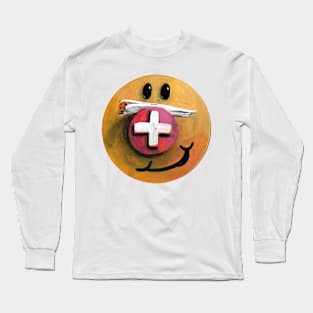 Ronnielighto Smokey Face Long Sleeve T-Shirt